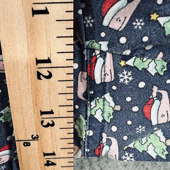 Vineyard Vines Mens Pajama Pants Extra Large Blue Whale Santa Hat Christmas Tree - Picture 9 of 10